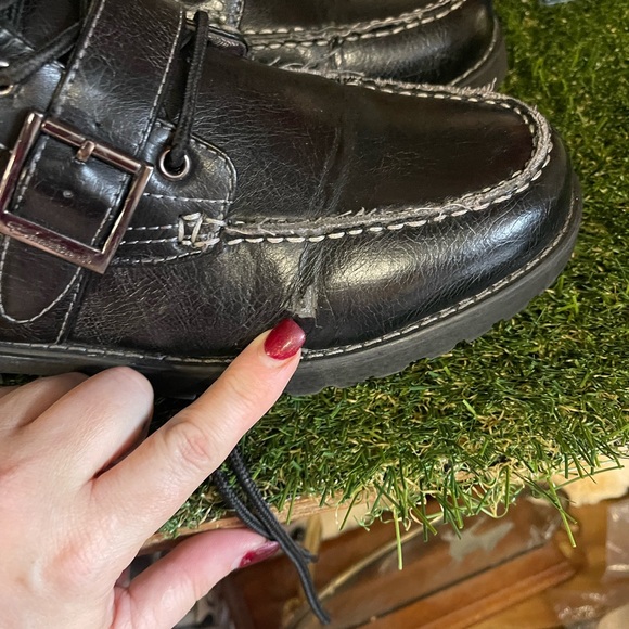 Cadillac Men's Army Black Carpenter Boots Size - Picture 12 of 13